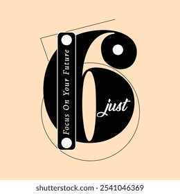 Tshirt design with stylish typography