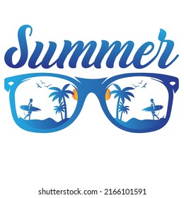 Diseño de camisetas para verano con algún vector