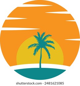 t-shirt design sunrise style for any t-shirt