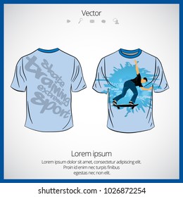T-shirt design template 