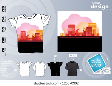  T-shirt design template