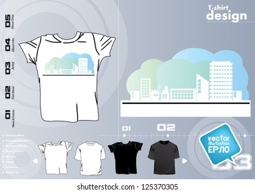  T-shirt design template