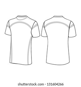 T-shirt design template.