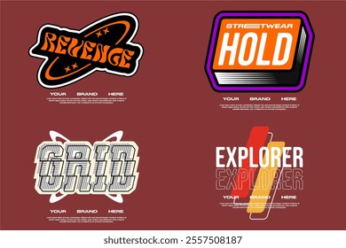 tshirt design template assets for merch