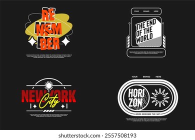 tshirt design template assets for merch