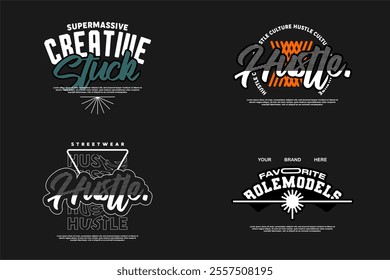 tshirt design template assets for merch