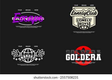 tshirt design template assets for merch