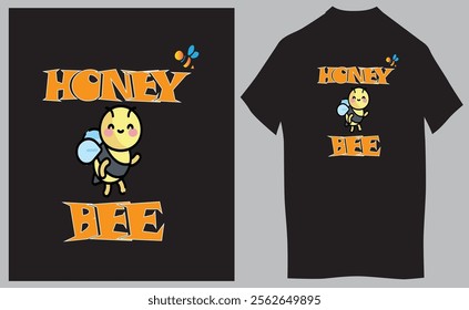 A T-Shirt Design Template, Bee T-Shirt Design