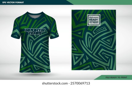 T-shirt design template concept for men and kids featuring a blank cotton shirt illustration for fashion, clothing, and textile advertising