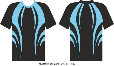 Tshirt Design Template Front and Back veiw
