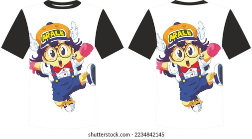 Tshirt Design Template Front and Back veiw
