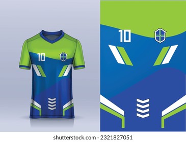 t-shirt design template, Motorcycle racing jersey mockup. uniform front  view. Vector