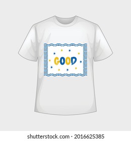 T-shirt design template for typography and vector