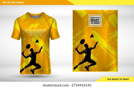 Ilustración vectorial de la Plantilla del diseño de la camiseta de un icono de la persona de la silueta o del símbolo del cuerpo de la aptitud del deporte