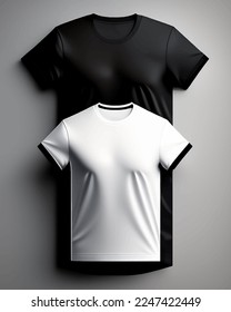 T-shirt design templates. Blank t-shirt template with empty space for design. Vector.