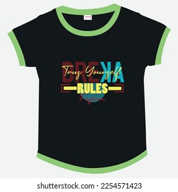 t-shirt design Templates and mockup for screen printing