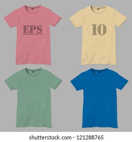 T-shirt design templates. Vector eps10