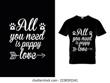 T-shirt design with the text "Dog Father Beer Lover". Colorful dog lover t-shirt design. Animal lover t-shirt design. Beer lover father t-shirt design.