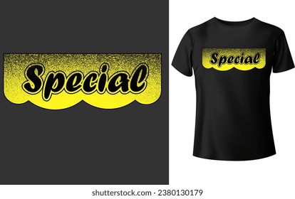 t-shirt design with text effect