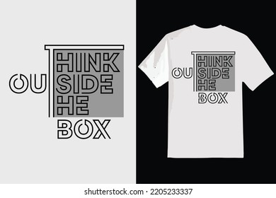 T-Shirt-Design - typografisches Textdesign  