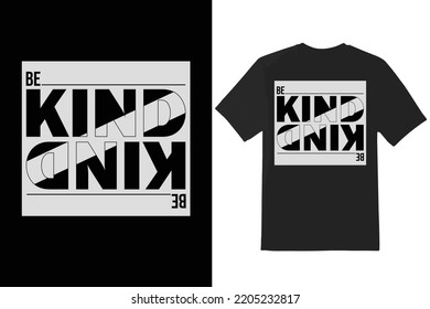 T-shirt design -typographic design kind