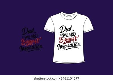 T-shirt design typography and motivational quotes.