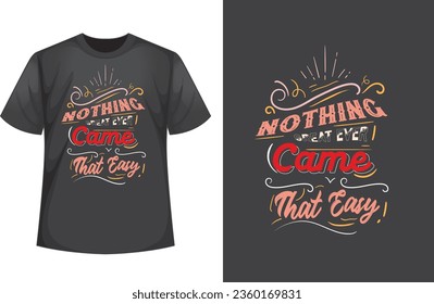 Diseño de camisetas para tipografía