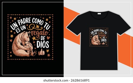 T-shirt Design Tipografia modelo fonte