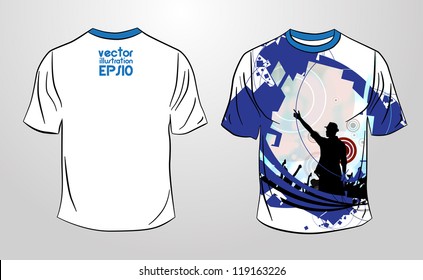T-shirt design. Vector