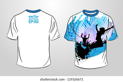 T-shirt design. Vector