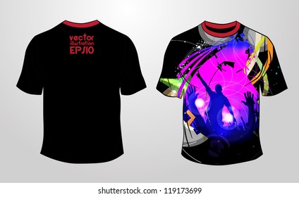 T-shirt design. Vector