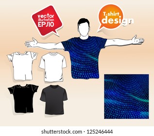 T-shirt design. Vector
