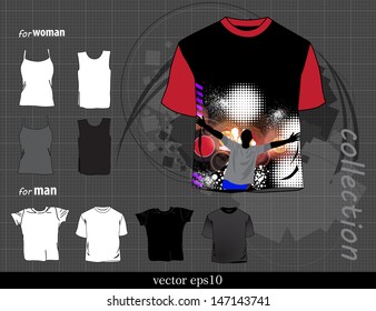 t-shirt design. Vector
