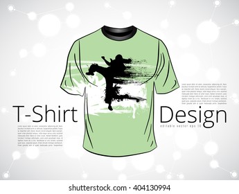 T-shirt design. Vector