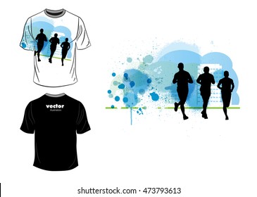 T-shirt design. Vector