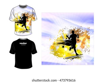T-shirt design. Vector
