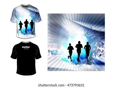 T-shirt design. Vector