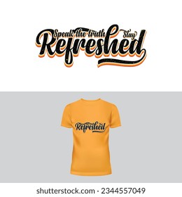 Ein T-Shirt-Design-Vektorkunst