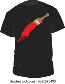T-shirt design vector art and illustration