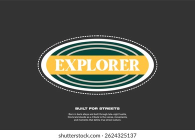 Tshirt design vector asset editable for sticker and fashion
