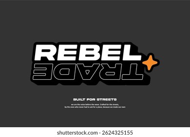 Tshirt design vector asset editable for sticker and fashion