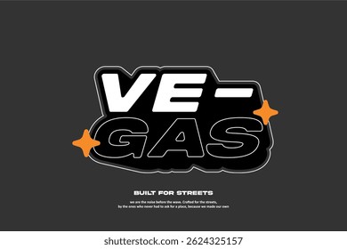 Tshirt design vector asset editable for sticker and fashion