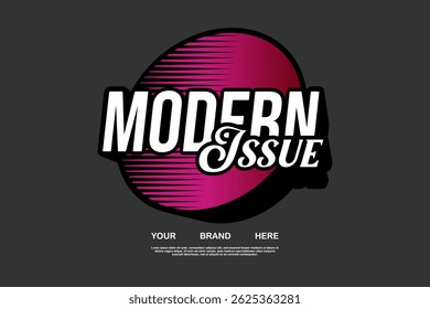 Tshirt design vector asset editable for sticker and fashion