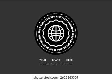 Ativo de vetor de design de camiseta editável para adesivo e moda