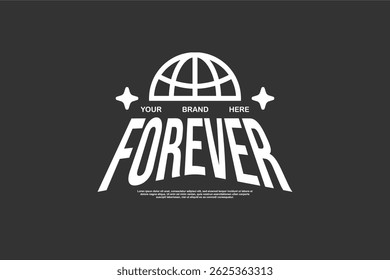 Tshirt design vector asset editable for sticker and fashion