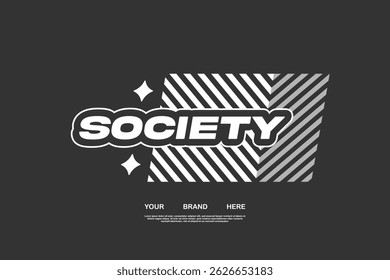 Tshirt design vector asset editable for sticker and fashion