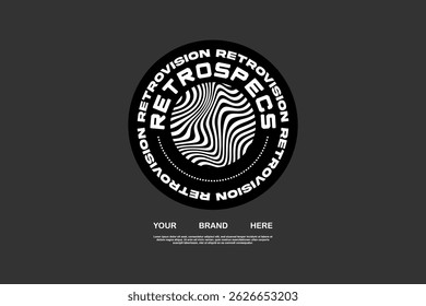 Tshirt design vector asset editable for sticker and fashion
