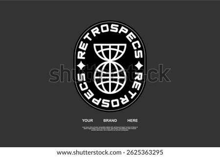 Tshirt design vector asset editable for sticker and fashion