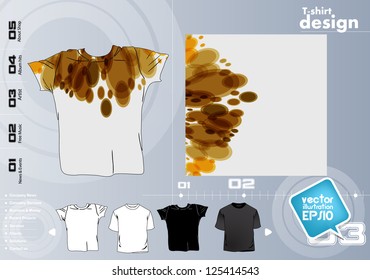 T-shirt design. Vector illustration