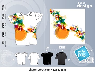 T-shirt design. Vector illustration